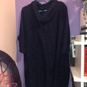 purple sweater dress